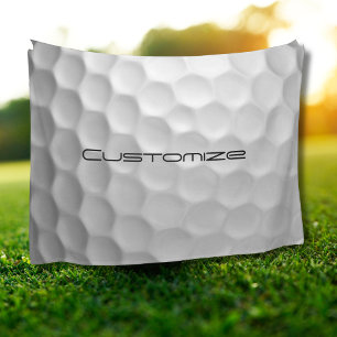 Signature Series Personalized Golf Ball Gifts Fleece Blanket