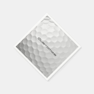 Signature Series Personalized Golf Ball Gifts Napkin