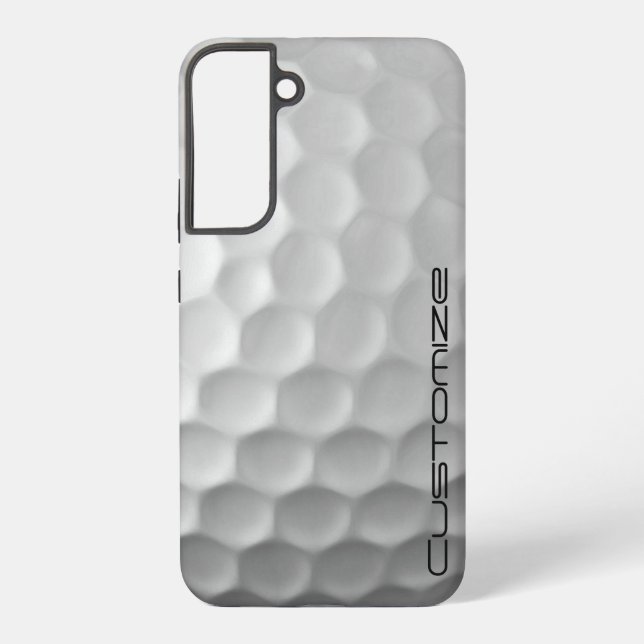 Signature Series Personalized Golf Ball Gifts Samsung Galaxy S22+ Case (Back)