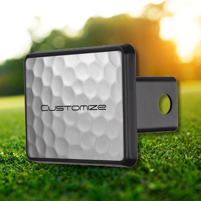 Signature Series Personalized Golf Ball Gifts Trailer Hitch Cover (Creator Uploaded)