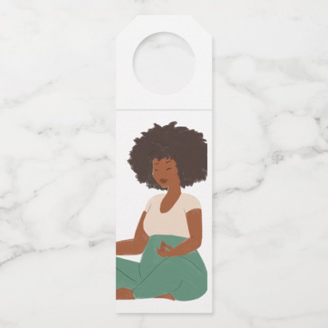 "Signature Touch – Custom Hang Tag with Design" (Front)