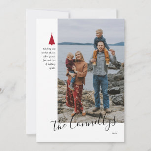 Signature Tree Single Photo Holiday Card