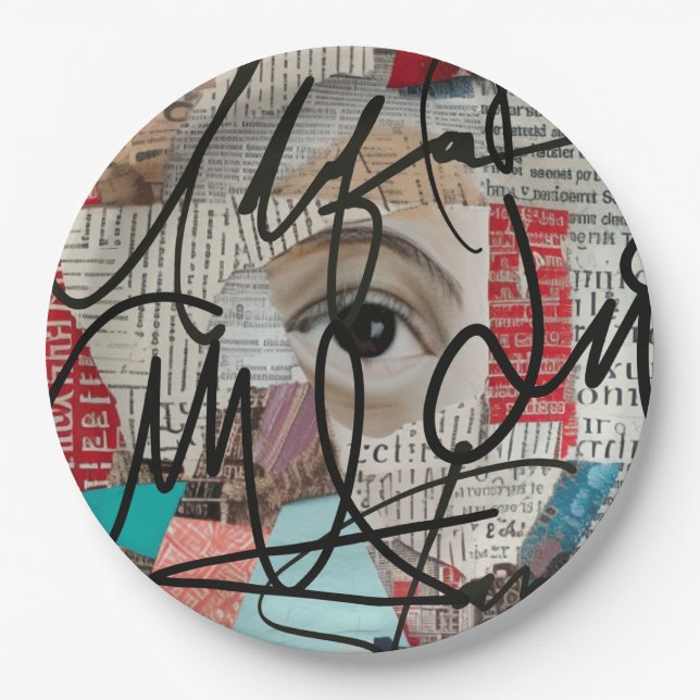 Signatures Paper Plate (Front)