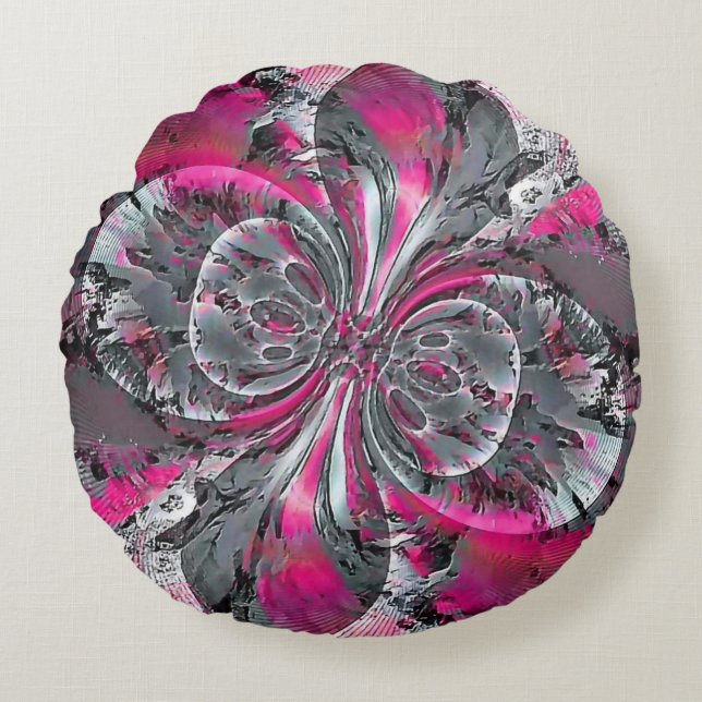 Signaux mixtes Coussin rond (Devant)