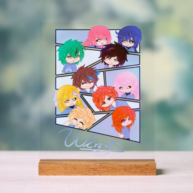 SIGNE ACrylique À Caractères Multiples Wingz (Neutre)