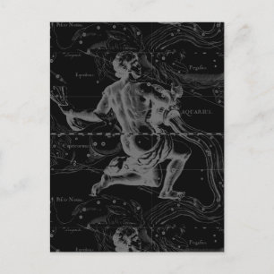 Signe Aquarius Carte de la constellation par Hevel