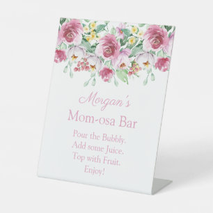 SIGNE Baby shower Fille Rose Floral Maman-osa Bar