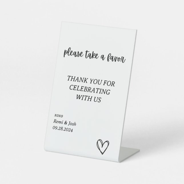 SIGNE CENTRAL DE Mariage Faveurs (Recto)