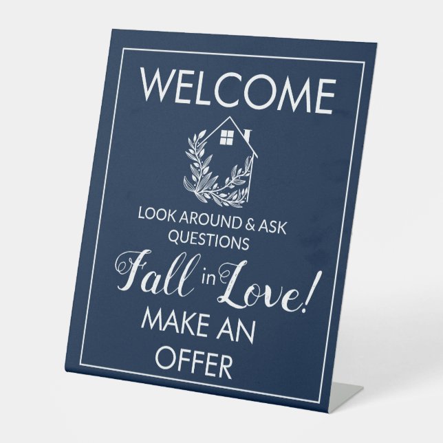 signe d'accueil SIGNE IMMOBILIER, IMMOBILE (Recto)