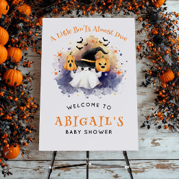 Signe de bienvenue pour une baby shower Halloween 
