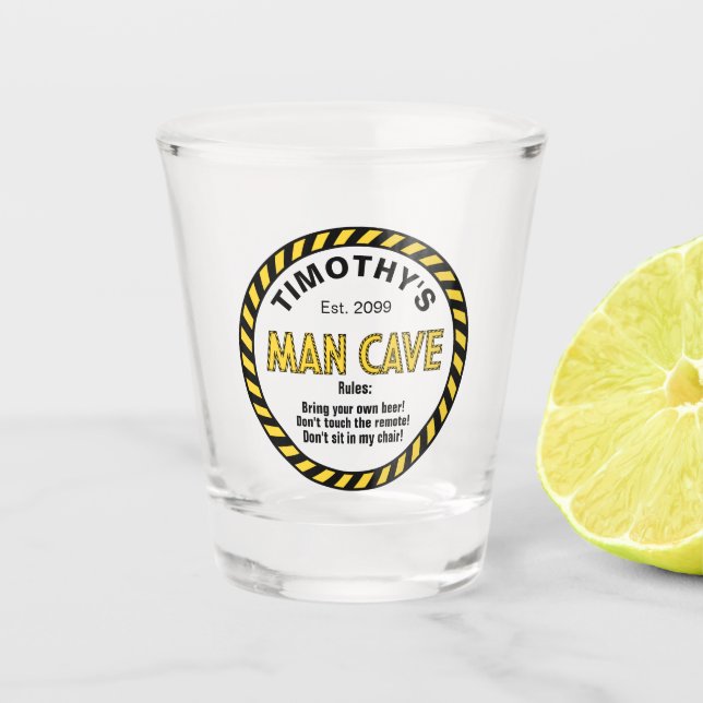 Signe de caverne Homme - Attention Verre de frappe (Devant)