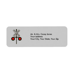 Signe de croisement de chemin de fer
