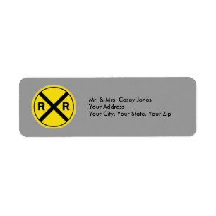 Signe de croisement de chemin de fer