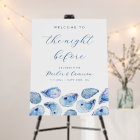 Signe de la répétition d'aquarelle bleu huître