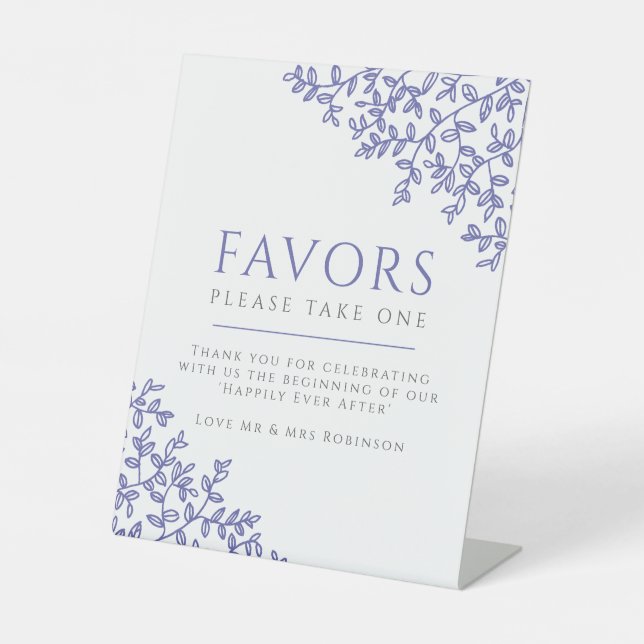 signe de mariage en feuille bleue (Recto)