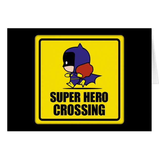 SIGNE DE PASSAGE DU Super Héros Chibi Batwoman (Devant horizontal)