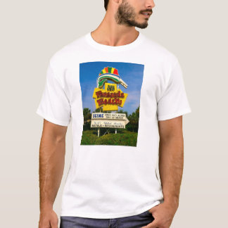 Signe de plage de Pensacola - le T-shirt de base