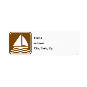 Signe de route de navigation