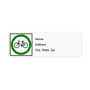 Signe de route du trafic de bicyclette