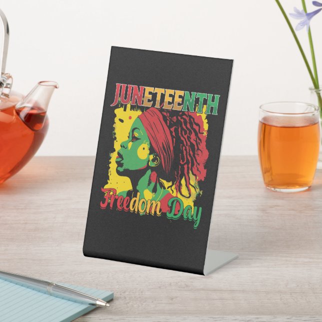 Signe De Table 1865, Jour de la Liberté Noire, 1865 Loc (In SItu)