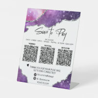 *~* 3 PAIEMENTS Tablette QR Table Tente AGATE