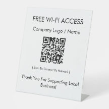 Accès Wi-Fi gratuit pour les entreprises minimalis