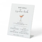 ADELLA Modern Cocktail Signature Boisson Bar Menu