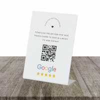 Affaires personnalisées Google Avis QR Code Sociét