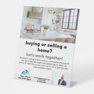 Signe De Table Agent immobilier