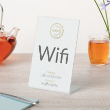 Ajouter Votre Logo Wifi Mot De Passe Réseau Blanc