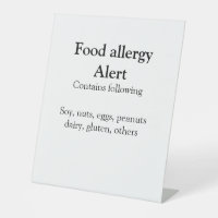 Alerte d'allergie alimentaire ajouter le nom texte
