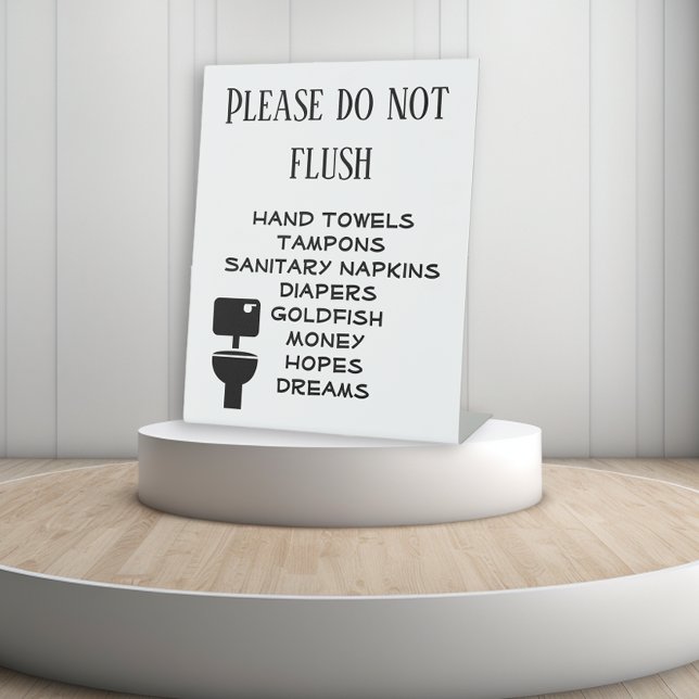 Signe De Table Amusant Ne Pas Rincer Salle De Bains D'Affaires (Créateur téléchargé)