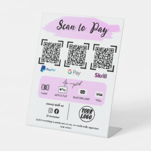 Signe De Table Analyse moderne pour payer le Modèle Carte de pa