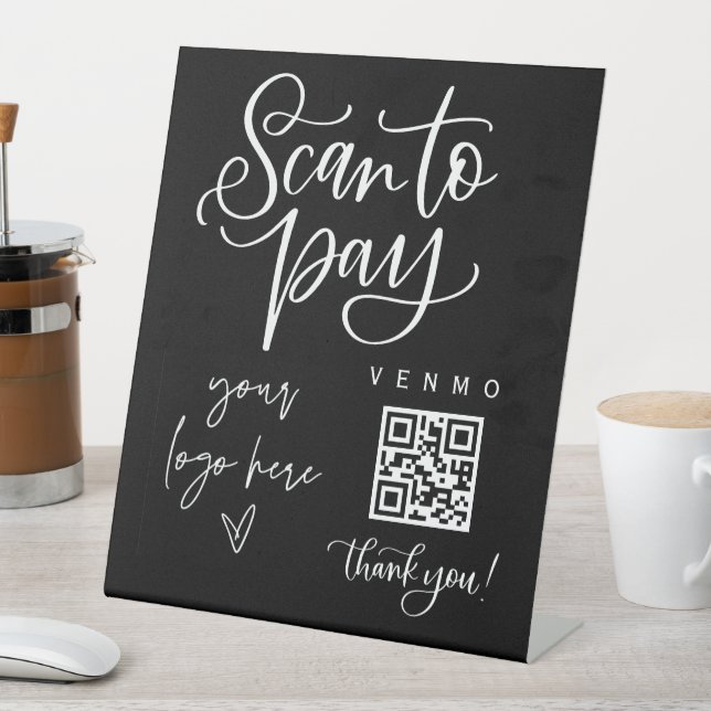 Signe De Table Analyser le code QR Signer barre de Mariage Valet  (In SItu)