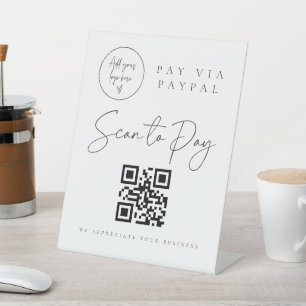 Signe De Table Analyser le code QR Signer barre de Mariage Valet