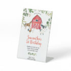 Animaux de ferme Barnyard Invitation d'anniversair