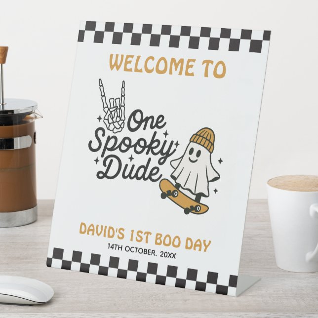 Signe De Table Anniversaire d'un Mec Éffrayant (In SItu)