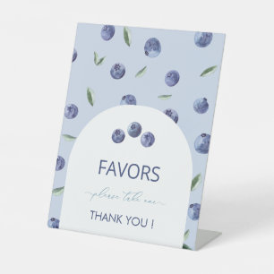 Signe De Table Aquarelle Elegant baby shower de bleuets favorise