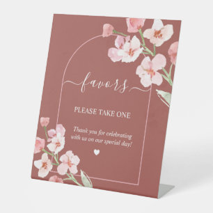 Signe De Table Aquarelle Terme moderne Favoris Arc Floral