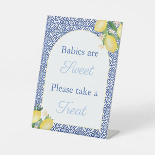 Signe De Table Arche Forme Citrons Bébés Sont Doux Faveur Table