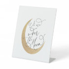 Au-dessus du Baby shower de la Lune