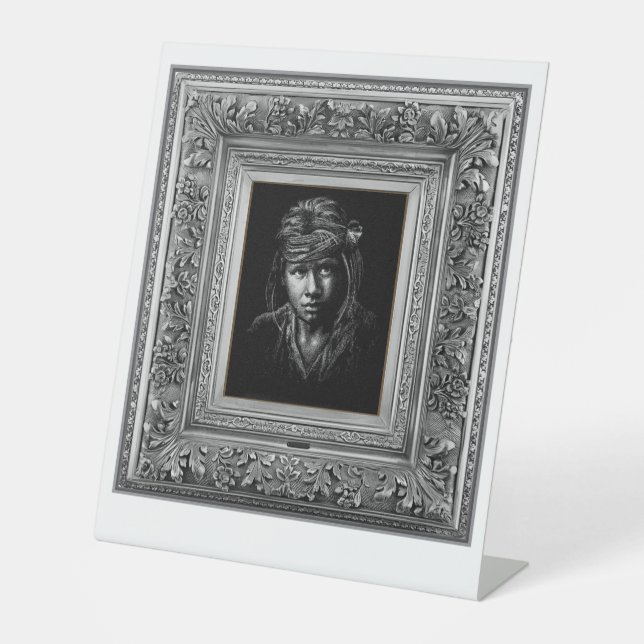 Signe De Table Autochtone Américain. (Recto)