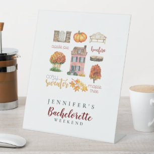 Signe De Table Automne Vibes Automne Russe Bachelorette Party