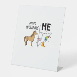 Signe De Table Autres cadeaux de licorne 60 ans anniversaire et m