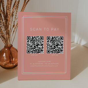 Signe De Table AVERY Blush Peach Business 2 applications pour pay