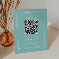 AVERY Code QR Vert Menthe Moderne Laissez un comme