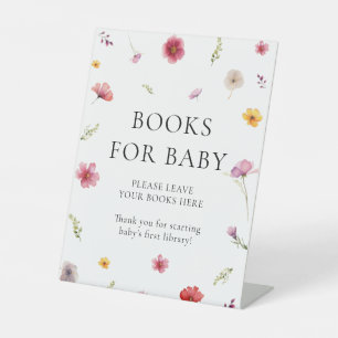 Signe De Table Baby in Bloom Douche Livres pour bébé