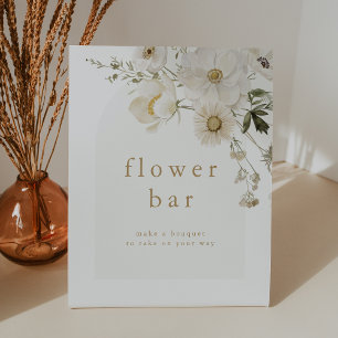 Signe De Table BABY SHOWER ALYSSA Boho Flower Bar
