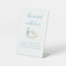 Baby shower bleu Bunny Dreams