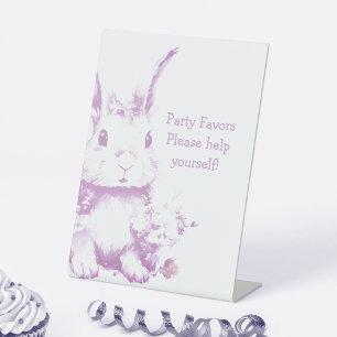 Signe De Table Baby shower Bunny mignon